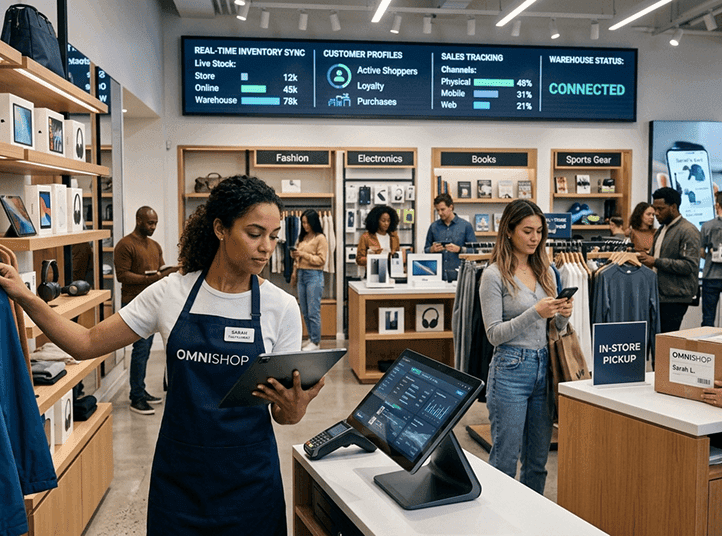 Baseer Retail Unified Omnichannel System - POS, Ecommerce, Mobile App, Warehouse Management, ERP.